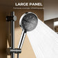 🚿50% OFF NOW! High‑Pressure Adjustable Rainfall Shower Head – Large Panel Handheld Shower Nozzle, Full‑Body Coverage Spray for Bathroom Shower Replacement
