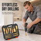 💎50% OFF NOW! 12‑Piece Dry Diamond Tile Hole Saw Kit, Vacuum Brazed Diamond Drill Bit Set, Multi‑Material Dry Drilling Hole Cutter for Tile, Marble, Ceramic & Masonry Work