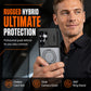 📱Limited Time Offer £9.99! 2‑in‑1 Shockproof Phone Case with Hidden Card Holder, Rugged Hybrid Protective Cover, Slide Camera Cover & 360° Rotatable Ring Stand Heavy‑Duty Phone Shell