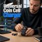 🔋50% OFF NOW! Universal Coin Cell Charger – Pocket USB‑C One‑Button Charger for LIR2032 Rechargeable Button Batteries, Portable USB Powered Coin Battery Charger for Home & Travel Use