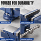 🛠️50% OFF NOW! Wide‑Opening Industrial Heavy‑Duty Tilt Bench Vise, Nodular Cast Iron 360° Swivel Base 0‑90° Tilting Workbench Vice for Workshop Grinding, Drilling & Metal Working