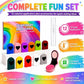 🌈50% OFF NOW! Temporary Hair Chalk Set for Girls, 12 Colors Non‑Toxic Washable Hair Color Chalk Kit with Spray Bottle, Vibrant Temporary Hair Dye for Kids Party, Cosplay & Birthday Gifts