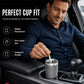 🚗50% OFF NOW! Rotating Car Ashtray with Ceramic Inner Liner, Mechanical Airtight Lid Car Cup‑Holder Ashtray, Universal Fit Smokeless Ash Container for Vehicle Interior