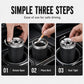 🚗50% OFF NOW! Rotating Car Ashtray with Ceramic Inner Liner, Mechanical Airtight Lid Car Cup‑Holder Ashtray, Universal Fit Smokeless Ash Container for Vehicle Interior