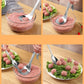🍳50% OFF NOW! Stainless Steel Meatball Maker Spoon, Non‑Stick Scoop & Drain Meat Ball Mold Spoon, Food‑Grade Meat Baller Tool for Quick Mess‑Free Homemade Meatballs