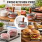 🍔50% OFF NOW! Burger Press with Wooden Handle, Aluminum Hamburger Patty Maker, Makes Uniform Even‑Shape Beef Patties, Easy Release Burger Mold for Home BBQ & Kitchen Cooking