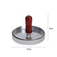 🍔50% OFF NOW! Burger Press with Wooden Handle, Aluminum Hamburger Patty Maker, Makes Uniform Even‑Shape Beef Patties, Easy Release Burger Mold for Home BBQ & Kitchen Cooking