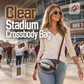👜50% OFF NOW! Clear Football Shaped Crossbody Bag, See‑Through Transparent Shoulder Purse, Adjustable Strap Clear Bag, Lightweight PVC Crossbody for Daily Outing, Gatherings & Public Venues