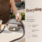 👜50% OFF NOW! Clear Football Shaped Crossbody Bag, See‑Through Transparent Shoulder Purse, Adjustable Strap Clear Bag, Lightweight PVC Crossbody for Daily Outing, Gatherings & Public Venues