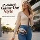 👜50% OFF NOW! Clear Football Shaped Crossbody Bag, See‑Through Transparent Shoulder Purse, Adjustable Strap Clear Bag, Lightweight PVC Crossbody for Daily Outing, Gatherings & Public Venues