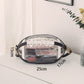 👜50% OFF NOW! Clear Football Shaped Crossbody Bag, See‑Through Transparent Shoulder Purse, Adjustable Strap Clear Bag, Lightweight PVC Crossbody for Daily Outing, Gatherings & Public Venues