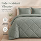 🛏️50% OFF NOW! 3-Piece Quilted Comforter Set with Shams – All Season Cloud Soft Bedding Set, Diamond Quilted Bed Comforter for Bedroom Guest Room