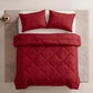 🛏️50% OFF NOW! 3-Piece Quilted Comforter Set with Shams – All Season Cloud Soft Bedding Set, Diamond Quilted Bed Comforter for Bedroom Guest Room
