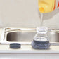 🧼50% OFF NOW! Soap‑Dispensing Pot Scrubber Brush‑ Non‑Scratch Ergonomic Dish Scrubber with Built‑in Soap Dispenser, Detachable Replaceable Cleaning Head for Pots, Pans & Cookware