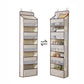 🗂️50% OFF NOW! 5‑Tier Large‑Capacity Hanging Organizer, 5+6 Multi‑Pocket Over‑the‑Door Hanging Storage, Clear Window & Mesh Side Pockets for Closet, Bedroom & Dorm Room