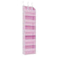 🗂️50% OFF NOW! 5‑Tier Large‑Capacity Hanging Organizer, 5+6 Multi‑Pocket Over‑the‑Door Hanging Storage, Clear Window & Mesh Side Pockets for Closet, Bedroom & Dorm Room