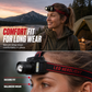 🔦50% OFF NOW! Rechargeable Motion Sensor LED Headlamp – Bright Zoomable Head Light with Hands-Free Gesture Control, IPX Waterproof Head Torch for Camping, Hiking, Fishing & Emergency