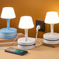 💡50% OFF NOW! Bedside Lamp with AC Outlets & USB Ports – Multi‑Function Nightstand Table Lamp, Soft Dimmable Bedroom Reading Lamp for Nightstand Dorm Home Decor