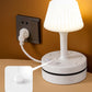 💡50% OFF NOW! Bedside Lamp with AC Outlets & USB Ports – Multi‑Function Nightstand Table Lamp, Soft Dimmable Bedroom Reading Lamp for Nightstand Dorm Home Decor