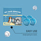 🐾50% OFF NOW! Reusable Pet Hair Remover Laundry Balls, 4‑Pack Washing Machine Hair Catcher, Effective Lint & Fur Trapper for Dog Cat Pet Hair on Clothing & Bedding