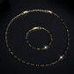 ✨50% OFF NOW! Sparkling Jewelry Set for Men – Gold Tone Black Crystal Necklace & Bracelet Set, Elegant Hip Hop Mens Jewelry for Party, Wedding & Daily Wear