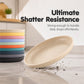 🍽️50% OFF NOW! Unbreakable Wheat Straw Dinner Plates – Reusable Shatter‑Resistant Eco‑Friendly Dining Plates, Stackable Microwave Safe Plates for Kitchen Camping Picnic