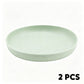 🍽️50% OFF NOW! Unbreakable Wheat Straw Dinner Plates – Reusable Shatter‑Resistant Eco‑Friendly Dining Plates, Stackable Microwave Safe Plates for Kitchen Camping Picnic