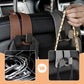 🚗50% OFF NOW! Durable Car Seat Headrest Hook Storage Organizer – Multifunctional Leather Car Headrest Hanger with Phone Holder, Universal Back Seat Storage Hooks for Handbags Groceries Purse
