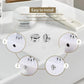 🚰50% OFF NOW! Round Bathroom Sink Basin Overflow Hole Cover Set, Anti‑Clog Sink Drain Overflow Insert, Decorative Replacement Cap for Bathroom Vanity Sink Basin