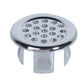 🚰50% OFF NOW! Round Bathroom Sink Basin Overflow Hole Cover Set, Anti‑Clog Sink Drain Overflow Insert, Decorative Replacement Cap for Bathroom Vanity Sink Basin