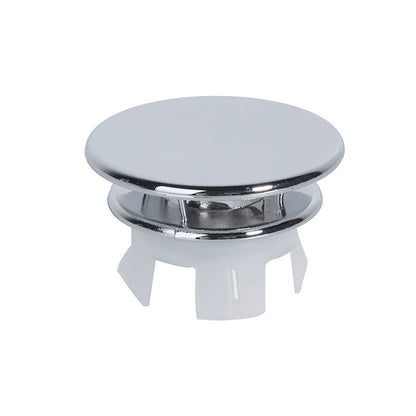 🚰50% OFF NOW! Round Bathroom Sink Basin Overflow Hole Cover Set, Anti‑Clog Sink Drain Overflow Insert, Decorative Replacement Cap for Bathroom Vanity Sink Basin