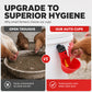🐔50% OFF NOW! Gravity‑Fed Automatic Chicken Waterer Cups‑ Leak‑Proof Poultry Water Drinking Bowls, Universal Auto Watering System for Chickens, Ducks & Backyard Birds