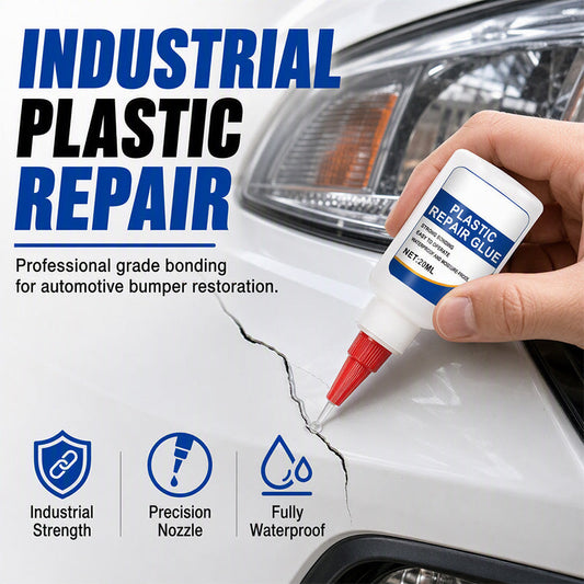 🚗50% OFF NOW! Multi‑Purpose Car Bumper Repair Glue, Strong Bonding Plastic Repair Adhesive, Waterproof Fast‑Curing Glue for Car Bumpers, Headlights, Plastics & Auto Parts Restoration
