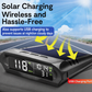 🚗50% OFF NOW! Solar Car GPS Head‑Up Display‑ Wireless Solar Powered HUD Speedometer, Multi‑Function GPS Digital Display Fits All Vehicle Models