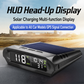 🚗50% OFF NOW! Solar Car GPS Head‑Up Display‑ Wireless Solar Powered HUD Speedometer, Multi‑Function GPS Digital Display Fits All Vehicle Models