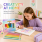 ✏️50% OFF NOW! 50‑Color Erasable Triangular Colored Pencils with Eraser Tips, Pastel Shades Art Pencil Set, Non‑Toxic Drawing Pencils for Kids, Sketching, Journaling & School Art Supplies