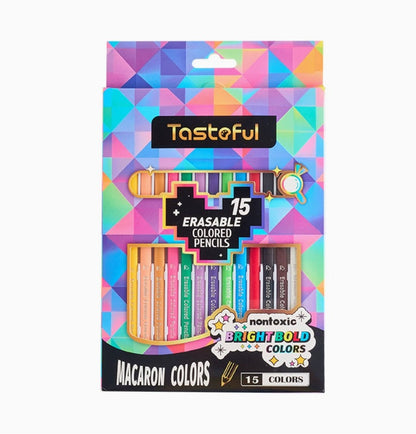 ✏️50% OFF NOW! 50‑Color Erasable Triangular Colored Pencils with Eraser Tips, Pastel Shades Art Pencil Set, Non‑Toxic Drawing Pencils for Kids, Sketching, Journaling & School Art Supplies