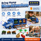 🦖50% OFF NOW! Interactive Dinosaur Transporter Toy Truck, Dinosaur Storage Carrier Truck with Lights & Music, Pull‑Back Mini Dino Cars & Dino Figures, Kids Dinosaur Play Set for Boys & Girls Gift