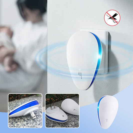 🦟50% OFF NOW! Multi‑Functional Ultrasonic Silent Pest & Insect Repeller – Plug‑In Electronic Mosquito Bug Deterrent, Non‑Toxic Silent Pest Repellent Device for Indoor Home Bedroom Kitchen Use
