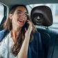 👻50% OFF NOW! Spooky Hooded Figure Car Headrest Cover, Universal Fit Funny Halloween Car Seat Headrest Protector, Premium Fabric Scary Prank Decoration for Vehicle Interior