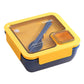 🍱50% OFF NOW! Portioned Microwave‑Safe Lunch Box with Cutlery Storage, 850ML Compartment Bento Box, Leak‑Proof Food Container for Office, School & Outdoor Meal Prep