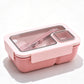 🍱50% OFF NOW! Portioned Microwave‑Safe Lunch Box with Cutlery Storage, 850ML Compartment Bento Box, Leak‑Proof Food Container for Office, School & Outdoor Meal Prep