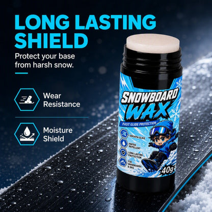 🏂50% OFF NOW! Rub‑On Snowboard Ultra Glide Speed Wax – No‑Iron Quick Apply Snowboard & Ski Wax Stick, All‑Snow Condition Formula, Compact Travel‑Size Winter Sports Gear for Enhanced Sliding Performance