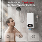 🚿50% OFF NOW! 3500W Digital Tankless Electric Water Heater‑ On‑Demand Instant Hot Water Unit, Wall‑Mount Digital Temperature Display Water Heater for Home Bathroom Use