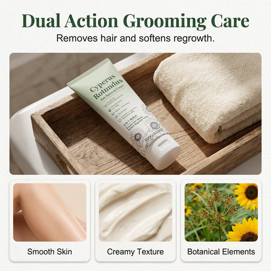 🌿50% OFF NOW! Silk‑Smooth Hair Removal Cream – Gentle Depilatory Cream & Softens Hair Regrowth, Botanical Infused Painless Hair Remover for Body Legs Arms Bikini Area for Sensitive Skin