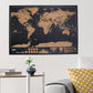 🌍50% OFF NOW! Scratch‑Off World Map Travel Journal Poster – Large Scratchable Travel World Map Wall Art, Home Decor Poster to Record Visited Countries, Perfect Travel Gift for Adventurers