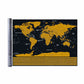 🌍50% OFF NOW! Scratch‑Off World Map Travel Journal Poster – Large Scratchable Travel World Map Wall Art, Home Decor Poster to Record Visited Countries, Perfect Travel Gift for Adventurers