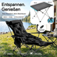 🏕️50% OFF NOW! Adjustable Padded Outdoor Folding Recliner Chair‑Portable Heavy‑Duty Camping Lounger with Footrest, Supports 150KG for RV Garden Picnic