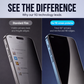 🛡️50% OFF NOW! Privacy Tempered Glass Screen Protector with Automatic Dust Removal‑ 30° Anti‑Spy 9D Full Coverage Diamond Hard Screen Film, Vacuum Ion Layer Anti‑Peep Protective Glass for Smartphones