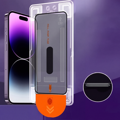 🛡️50% OFF NOW! Privacy Tempered Glass Screen Protector with Automatic Dust Removal‑ 30° Anti‑Spy 9D Full Coverage Diamond Hard Screen Film, Vacuum Ion Layer Anti‑Peep Protective Glass for Smartphones